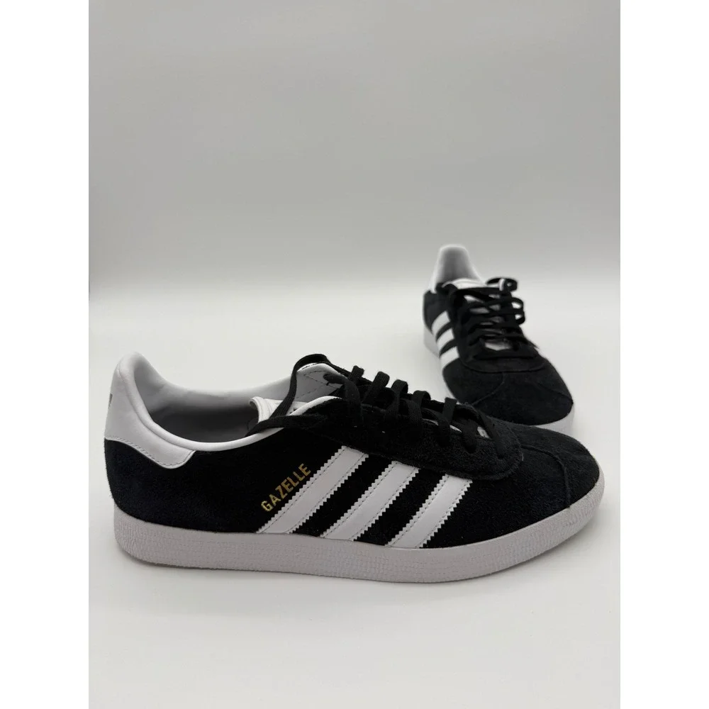 Adidas Originals Gazelle Black White Suede Sneakers Men's Size 9 EUC New Insoles